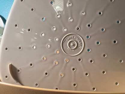 retro Tupperware rice and vegetable microwave cooker