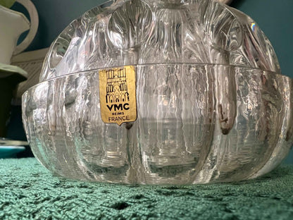 VMC Reims French Glass Flower Frog | Pique Fleur | 19-Hole Heavy Glass Floral Insert