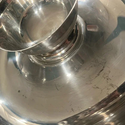 Silver plated dessert and condiment set